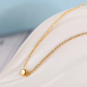 925銀飾×小金豆×鎖骨項鍊