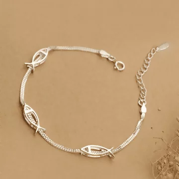 925銀飾×三隻小魚×手鍊