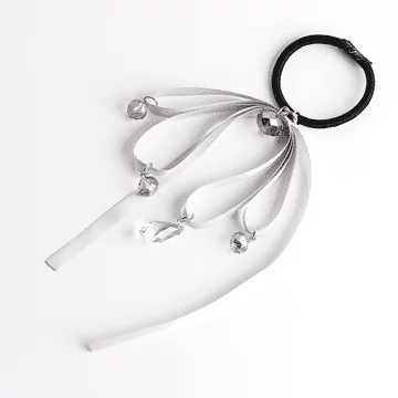 蝴蝶結水晶×束髮圈×中性灰