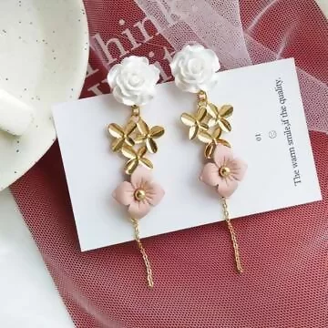 百花禮贊×螺旋耳夾