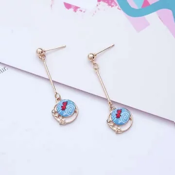 水裡游的金魚×吊墜耳環