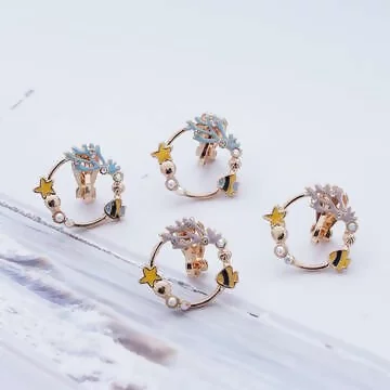 珊瑚海與魚×三角耳夾×共二色