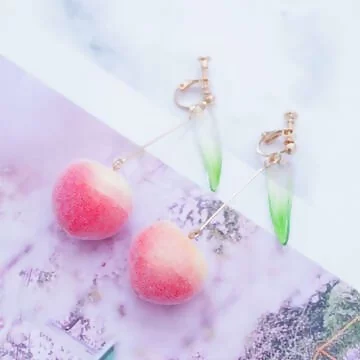 Juicy水蜜桃&times;螺旋耳夾