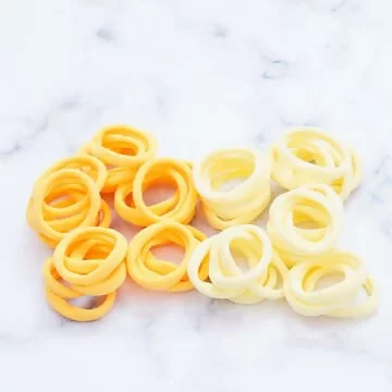 繽紛馬卡龍×五十套件髮束組×鮮黃