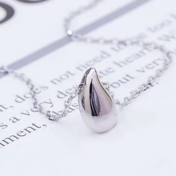 925銀飾&times;水滴彎彎&times;鎖骨項鍊