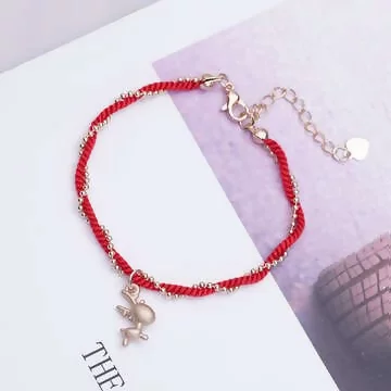 一鹿發&times;紅繩手鍊