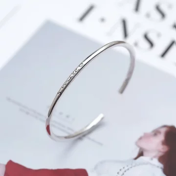 925銀飾&times;微笑smile&times;開口手環