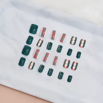 英格蘭學院亮面&times;穿戴式手指甲片&times;二十四入&nbsp;