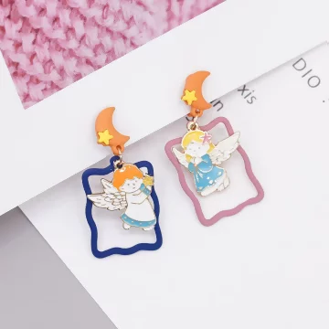 守護天使&times;不對稱三角耳夾