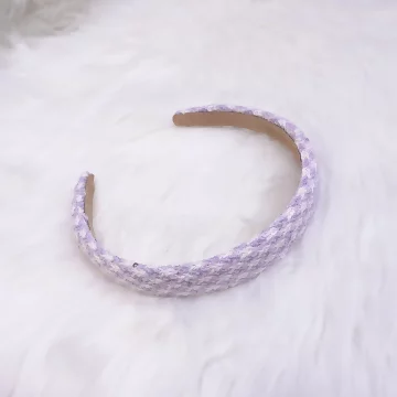 毛呢芋紫&times;髮箍&times;小千鳥