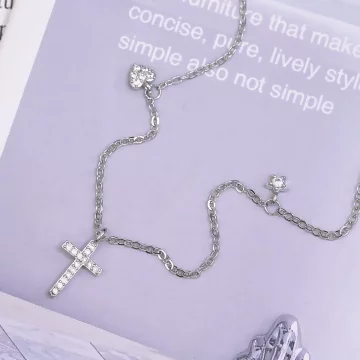 925銀飾&times;星星愛心十字架&times;鎖骨項鍊