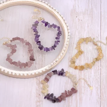 碎石靈礦&times;水晶手鍊&times;共四色