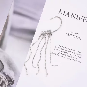 左耳漫天星辰流蘇&times;耳掛