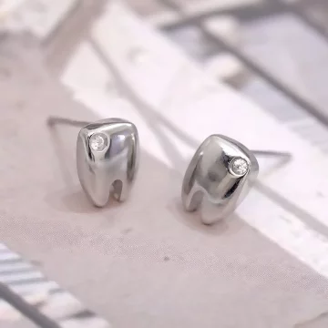 925銀針&times;小牙仙&times;耳環