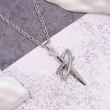 十字星環&times;中性長項鍊