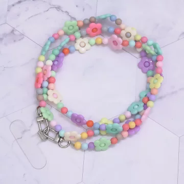 小花花繽紛&times;手機斜背雙勾掛繩