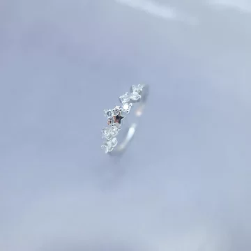 925銀飾×群星閃耀×開口戒指