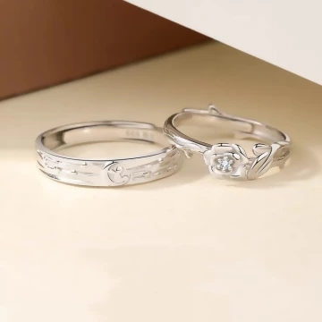 小王子與荊棘玫瑰&times;情侶對戒