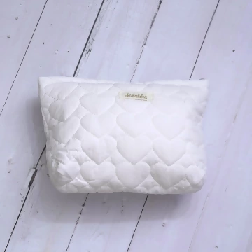 糖果愛心包×化妝包×白色