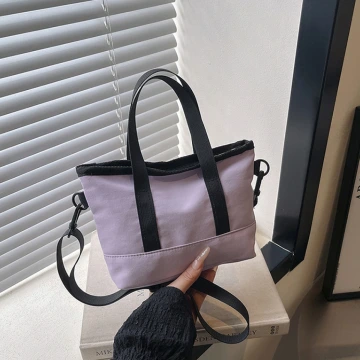 休閒托特小包&times;斜背袋&times;紫色
