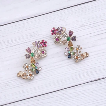 五顏六色的花園&times;三角耳骨夾