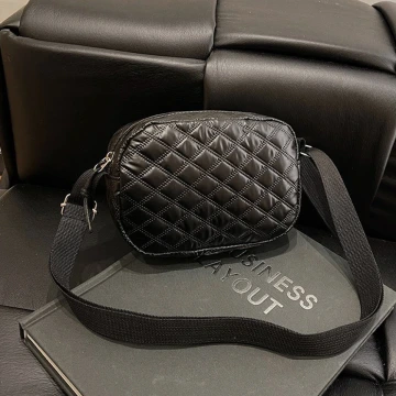 Y3K科技感菱格小方包×斜背包×黑色