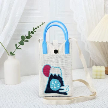 富士山×針織×斜背包