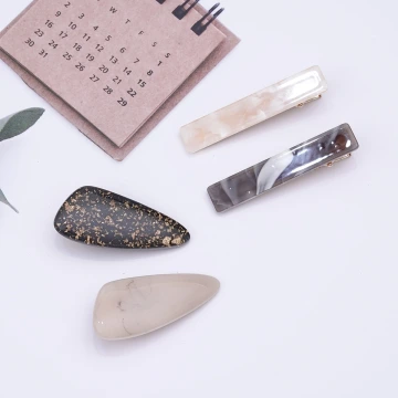 奶茶可可暈染×四套件髮夾組