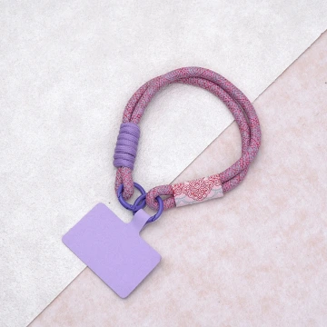 雙線古風祥雲&times;手機腕帶掛繩&times;洋紫