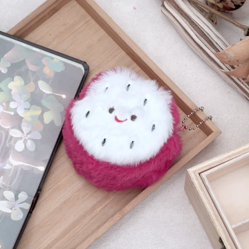 火龍果毛絨絨&times;掛件零錢包