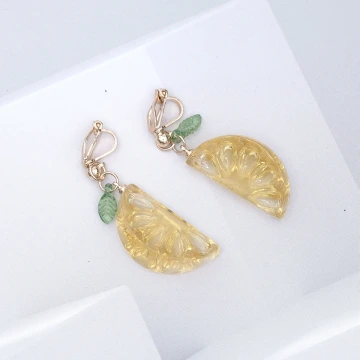 清新小檸檬&times;三角耳夾