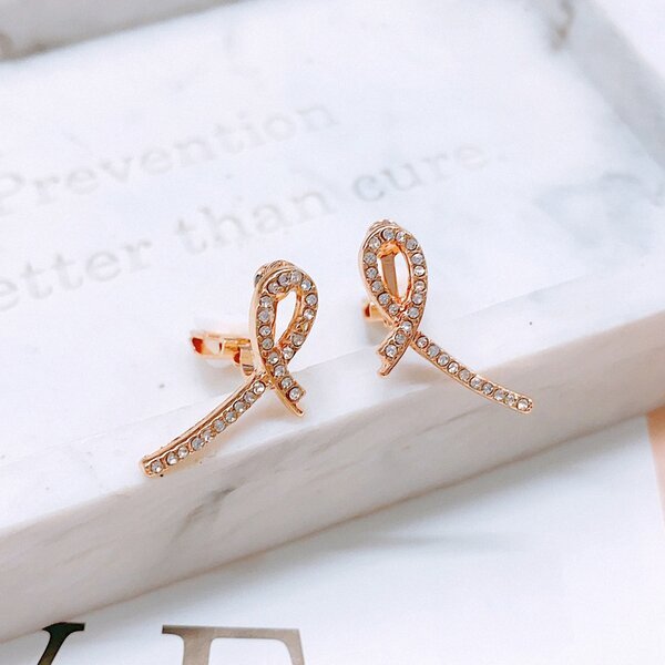 缤彩晶珠水滴×软垫三角耳夹