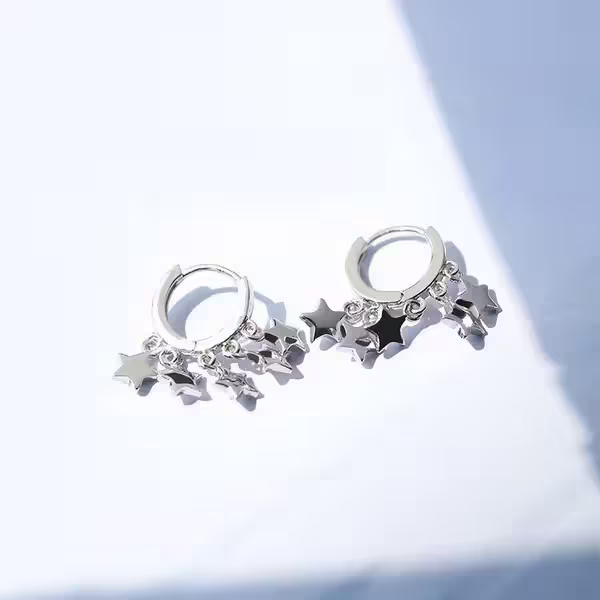 925銀針×滿天星×耳扣