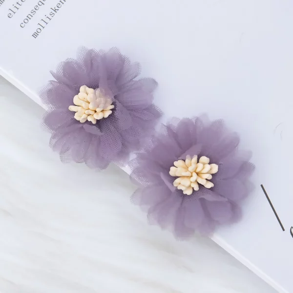 紫色野牡丹×螺旋耳夾