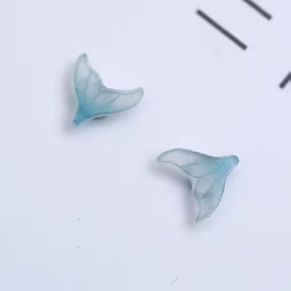 鯨魚擺尾×磁吸耳夾/裝飾小物