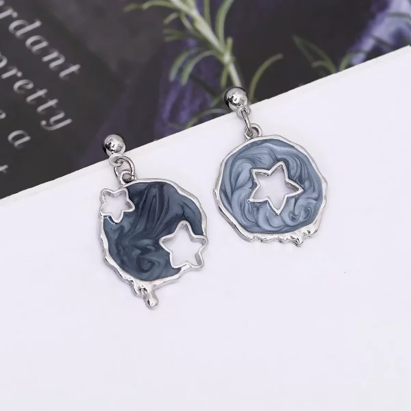 銀河裡的星光×不對稱吊墜耳環