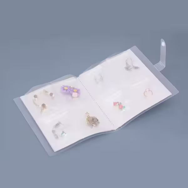 首飾書頁收納冊×160位四宮格×1入（不含夾鍊袋/飾品）