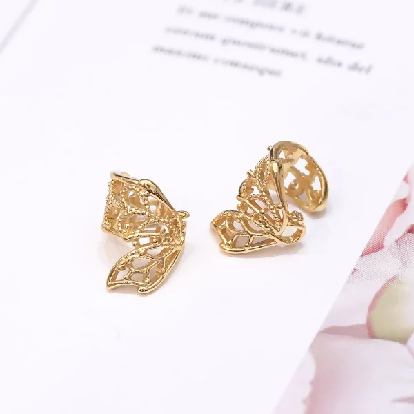金蝴蝶×U型耳骨夾