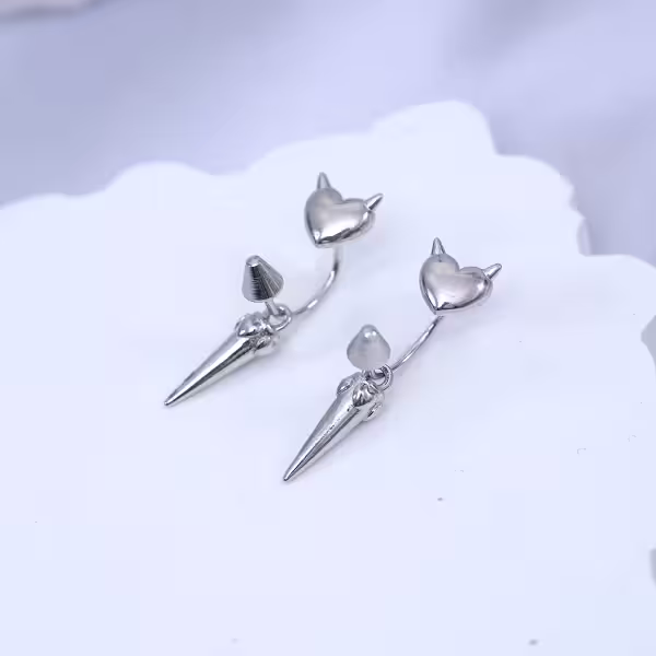 惡魔愛心椎子×轉珠耳環