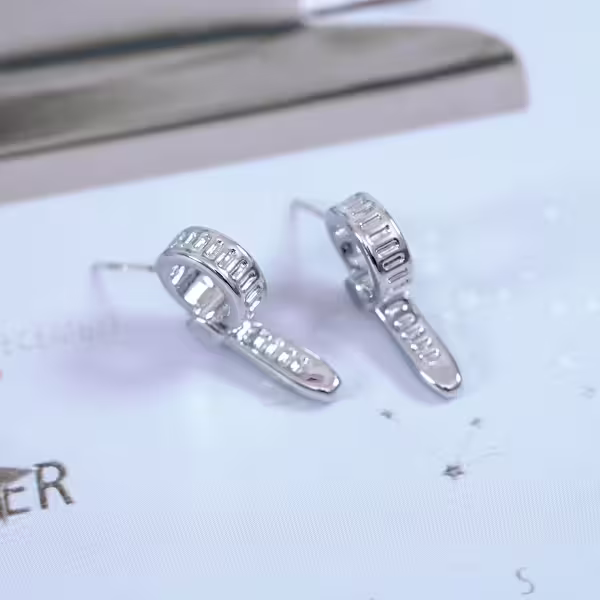 塑繩皮帶扣×耳環