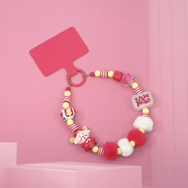 財神爺發財&times;手機腕帶掛繩