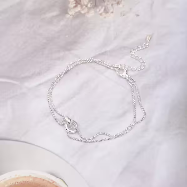 925銀飾&times;圓圈相扣&times;手鍊