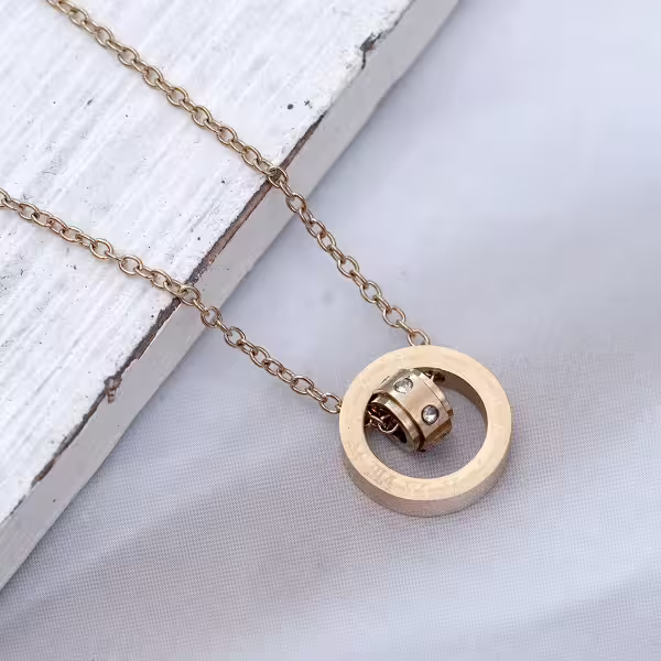 316鋼飾&times;晶鑽羅盤&times;金色