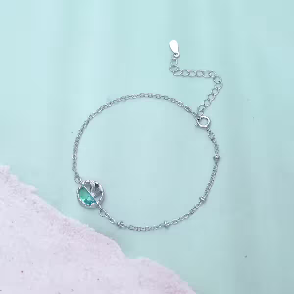 925銀飾&times;魚尾大海&times;手鍊