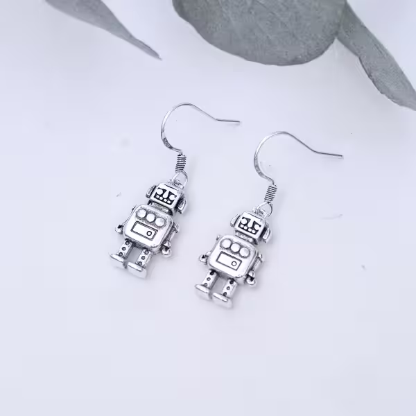925銀針&times;復古機器人&times;耳勾