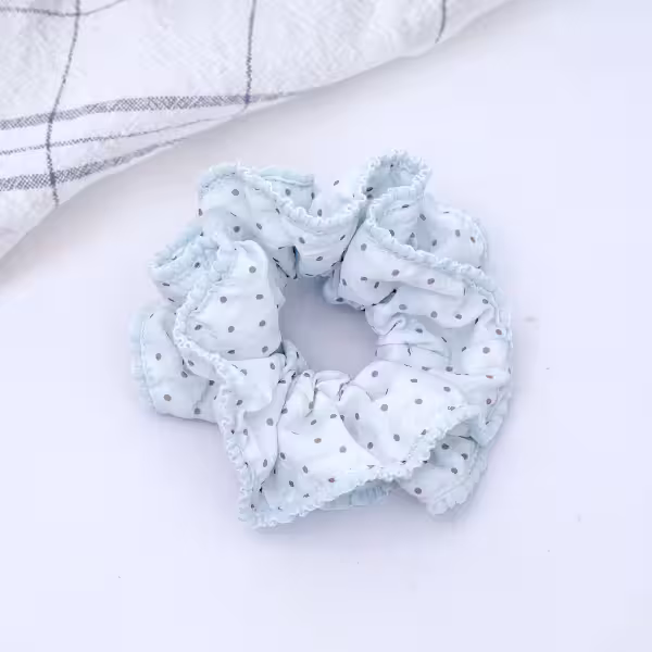 淺藍波點點&times;大腸髮束