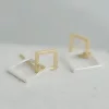 925銀針×方框相扣×耳針-第5張