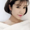 三角流蘇長方塊×不對稱三角耳夾×銀-第3張