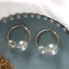 大小氣泡琉璃珠×耳環-第2張
