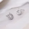 925銀針×晶鑽小惡魔×耳針-第1張